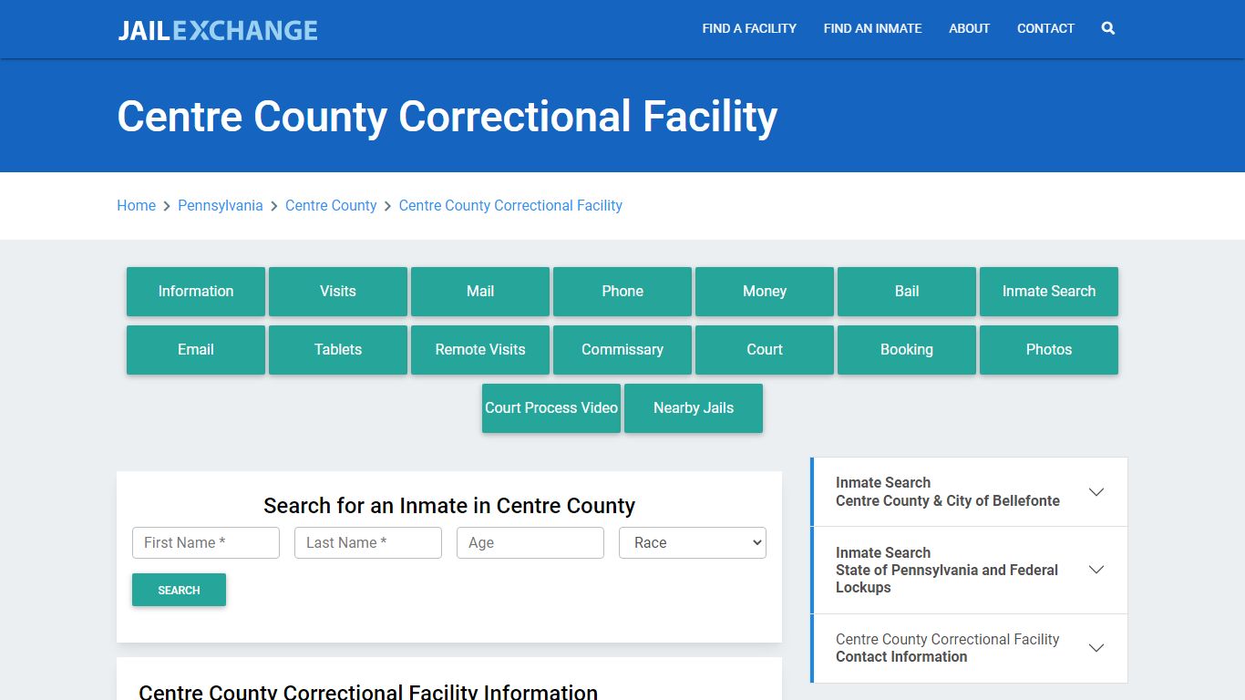 Centre County Correctional Facility - Jail Exchange